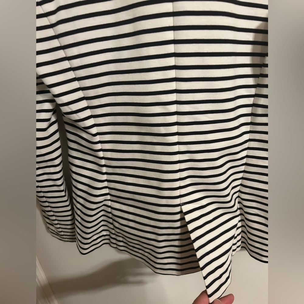 Philosophy Black & White Striped Blazer - Picture 6 of 6
